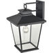 Bellmon 1 Light 17.25 inch Powder Coated Black Outdoor Wall Sconce